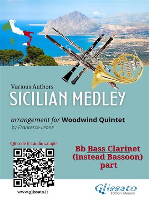 cover image of Bb Bass Clarinet (instead Bassoon) part--"Sicilian Medley" for Woodwind Quintet